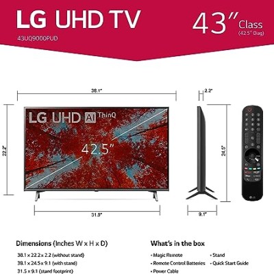 LG UQ9000 Series 43" (43UQ9000PUD, 2022)